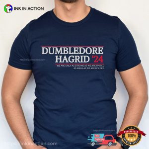 Dumbledore Hagrid 2024 harry potter universal studios T shirt 2
