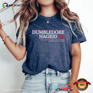 Dumbledore Hagrid 2024 harry potter universal studios T shirt 3