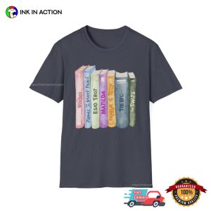 Favorite Roald Dahl Books Librarian T-Shirt, Best Gifts For Book Lovers