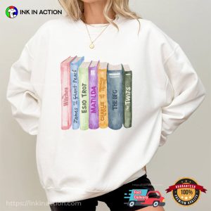 Favorite Roald Dahl Books Librarian T-Shirt, Best Gifts For Book Lovers