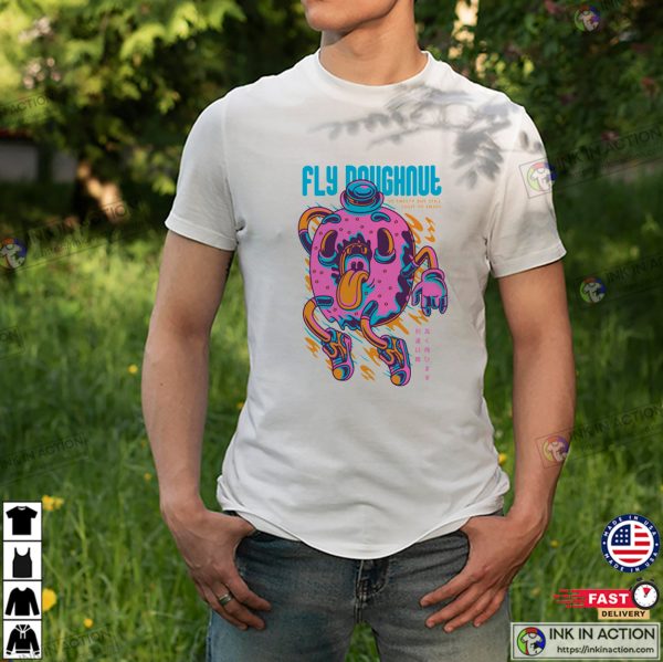 Fly Doughnut Monster T-shirt