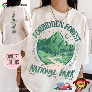 Forbidden Forest National Park HP Comfort Colors T shirt 1