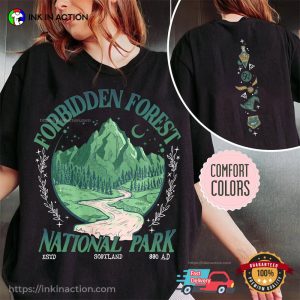 Forbidden Forest National Park HP Comfort Colors T shirt 2