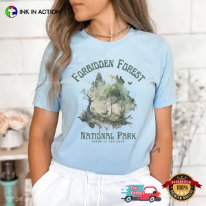 Forbidden Forest Wizard Harry Porter Hogwarts Comfort Colors T-shirt