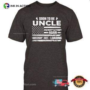 Funny Uncle 2024 Loading Fathers Day Gifts T Shirt 2