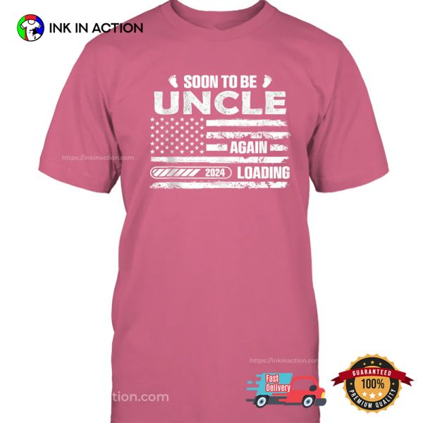Funny Uncle 2024 Loading Fathers Day Gifts T-shirt