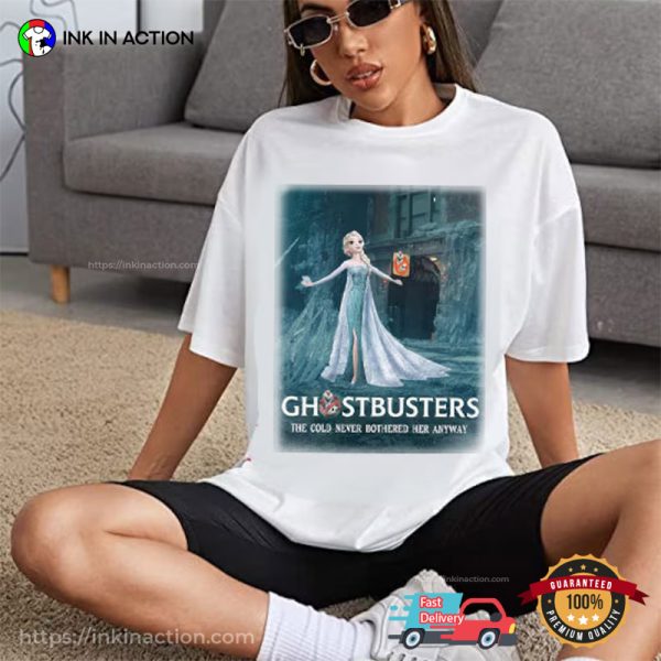 Ghostbusters Elsa Funny Ghostbusters Frozen Empire Comfort Colors T-shirt