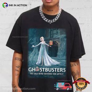 Ghostbusters Elsa Funny Ghostbusters Frozen Empire Comfort Colors T shirt 3