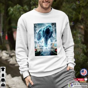 Ghostbusters Frozen Empire 2024 Poster T-shirt