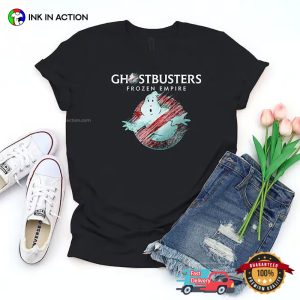 Ghostbusters Frozen Empire Logo T shirt 3