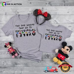 Go To Universal Studios Disney Characters Funny T-shirt