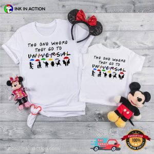 Go To Universal studios Disney Characters Funny T shirt 2