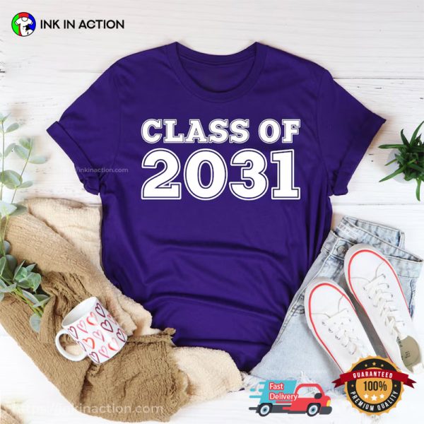 Growing Up Graduation Customized Years Tee