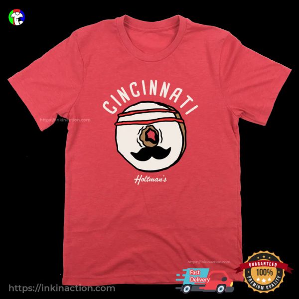 HOLTMAN’S BASEBALL DONUT Cincinnati T-shirt
