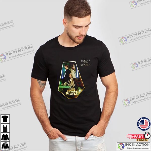 Heroes Of The Republic Star Wars Movie T-shirt