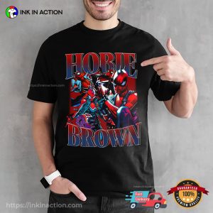 Hobie Brown Spider Punk Collage Vintage T shirt 1