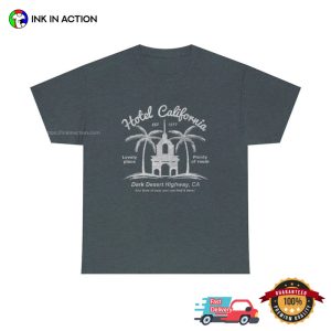 Hotel California Est 1977 Dark Desert Highway summer shirt 1