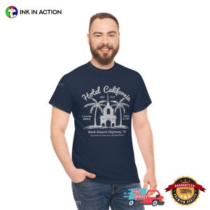 Hotel California Est 1977 Dark Desert Highway Summer Shirt