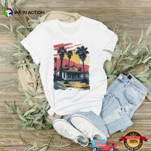 Hotel California Retro Vintage Vacation summer t shirts 1