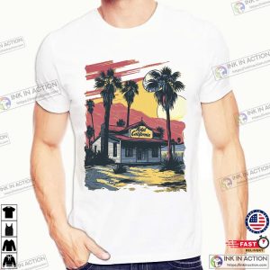 Hotel California Retro Vintage Vacation summer t shirts 3