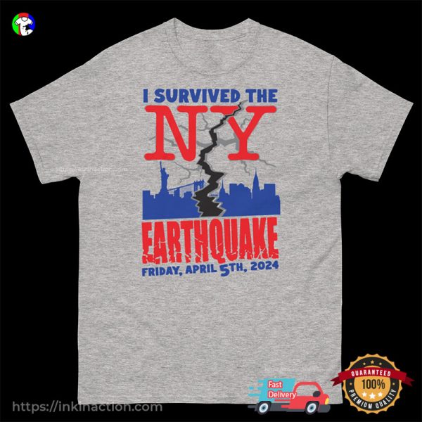 I Survived The NY Earthquake Trending T-shirt