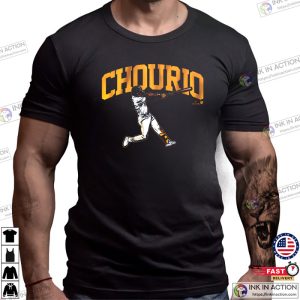 JACKSON CHOURIO Home Run Swing Baseball T-shirt