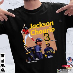 Jackson Chourio 3 Milwaukee Brewers Baseball Graphic Tee