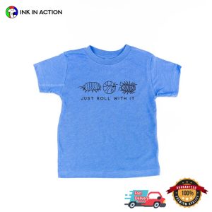 Just Roll With It Bug Kids Comfort Colors Tee 4