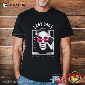 Lady Gaga Joanne World Tour Retro Graphic T-shirt