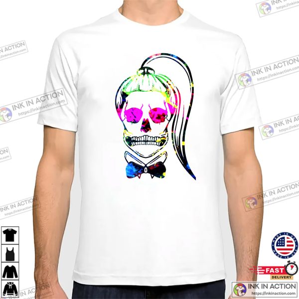 Lady Gaga Skull Portrait T-shirt