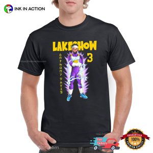 Lake Show Los Angeles Dragon Ball Anthony Davis T shirt 3