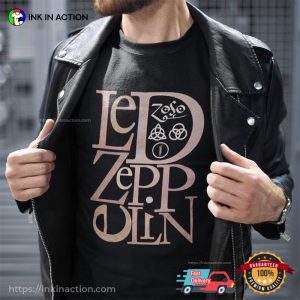 Led Zeppelin Fanart Design T-shirt