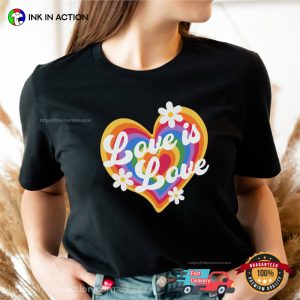 Love Is Love lgbtq month Comfort Colors T shirt 3