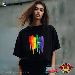 Love Wins Support june pride month Comfort Colors T shirt