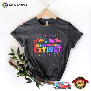 Make Homophobia Extinct Pride Month Equality Comfort Colors T-shirt