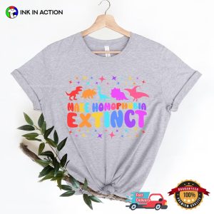 Make Homophobia Extinct pride month Equality Comfort Colors T shirt 3