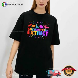 Make Homophobia Extinct pride month Equality Comfort Colors T shirt