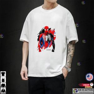 Marvel Spider Man 2 Peter Getting Covered By The Symbiote T shirt 2