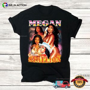 Megan Thee Stallion Highlights Hiss 90s Graphic T shirt 1