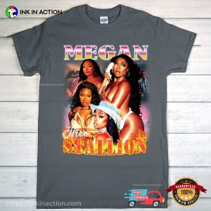 Megan Thee Stallion Highlights Hiss 90s Graphic T shirt 2