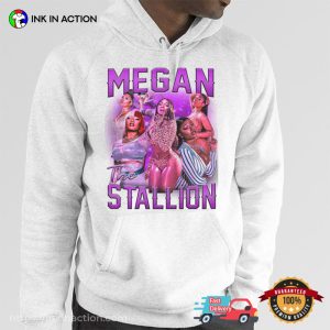 Megan Thee Stallion Vintage Style Portrait T-shirt