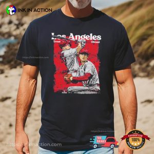 Mike Trout & Shohei Ohtani Los Angeles Duo T Shirt 3