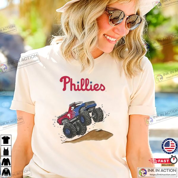 Monster Truck MLB Philadelphia Phillies T-shirts