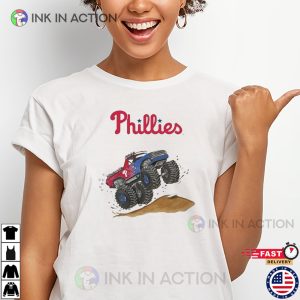 Monster Truck MLB philadelphia phillies t shirts