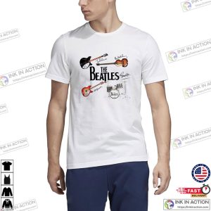 Musical Instruments The Beatles 90s Tee 2