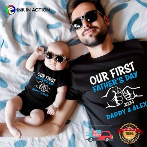 Our First Father's Day Matching Personalized Shirt 2