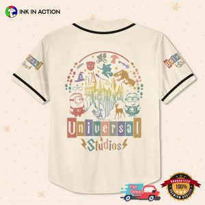 Personalize Universal Studio Disneyland Baseball Jersey 2