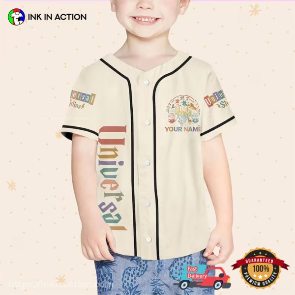 Personalize Universal Studio Disneyland Baseball Jersey