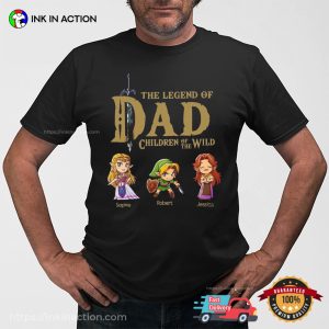 Personalized Kids The Legend Of Dad Funny Zelda T-Shirt