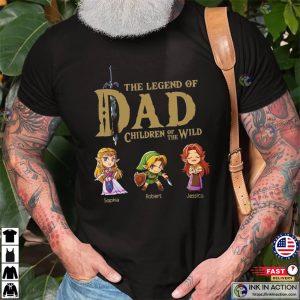 Personalized Kids The Legend Of Dad Funny Zelda T Shirt 2